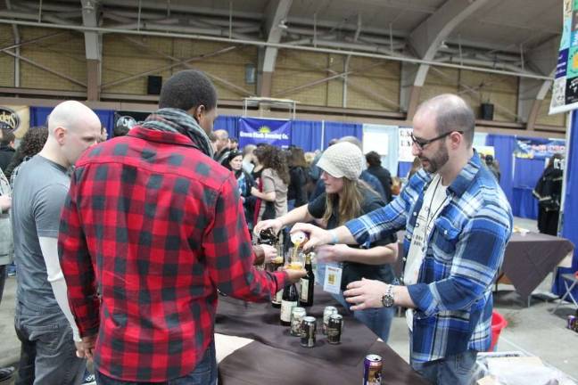 Patrons enjoying the Big Brew Beer Festival from previous years.
