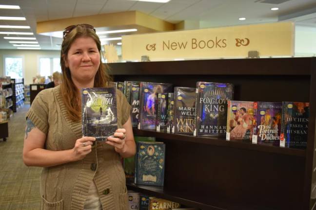 West Milford resident Holly Cornetto often uses the library’s in-house and digital resources. She has written two horror books that are on the library’s shelves.