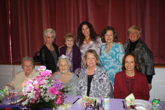 It took a committee to put it all together, but they did a great job. Pictured here in front from left are, Betty Boecklen, Elsie Powers, Lois DiDomenico and Lorraine Decker. In back, from left, Ronnie Terranova, Marion Schurizzo, Mayor Bettina Bieri, Cathy Battaglia and Laurie Piontaowski.