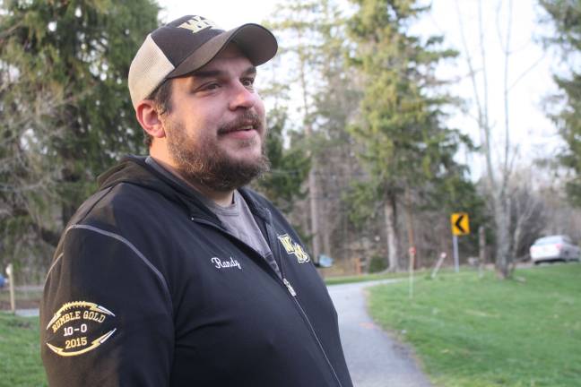 Photo by Linda Smith Hancharick Randy Saracco pulled a woman from a pond in the early morning hours of March 18, saving her after a motor vehicle accident that took the life of a man.