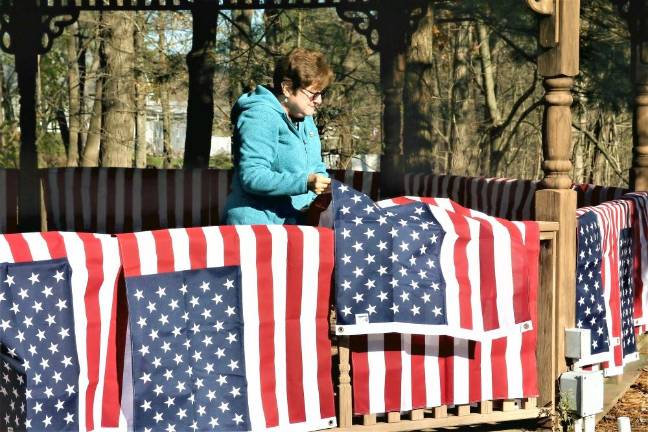 Flag display honors local ‘heroes’