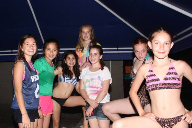 Beach party, girl friends, the whole summer ahead. What's not to smile about.