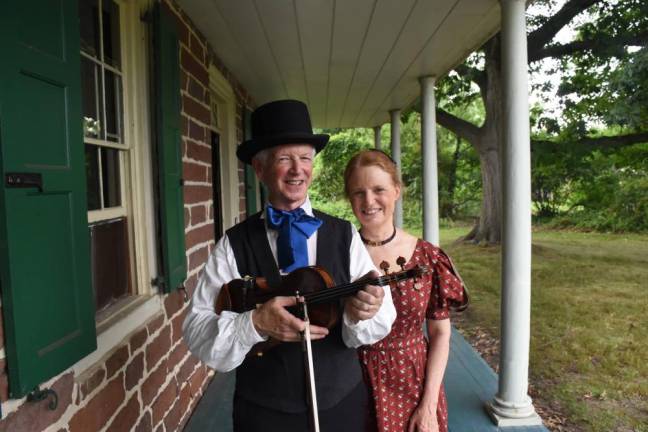 Ridley and Anne Enslow will give holiday concerts in the Great Hall at Ringwood Manor. (Photo courtesy of Anne Enslow)