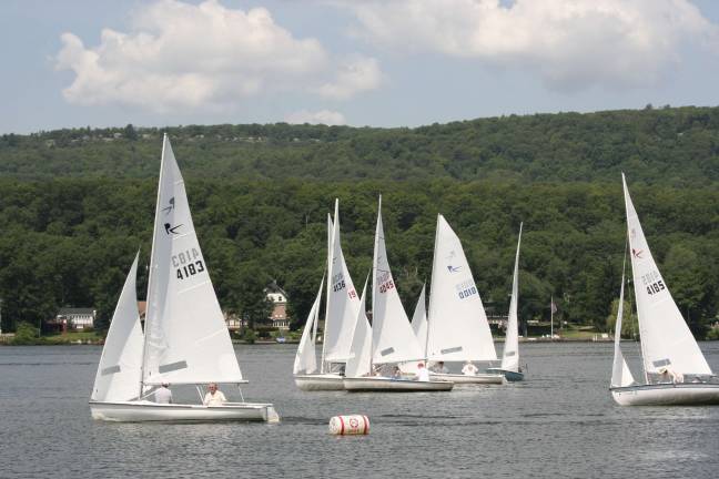 Setting sail on Greenwood Lake