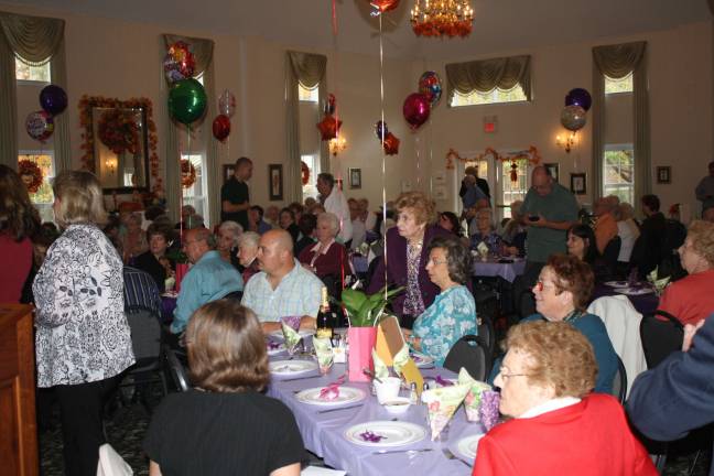 About 120 people showed up to honor Elsie Powers on her 100th birthday.