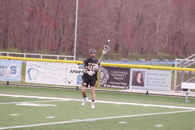 West Milford's Dylan Connors, scored three goals and made three assists.