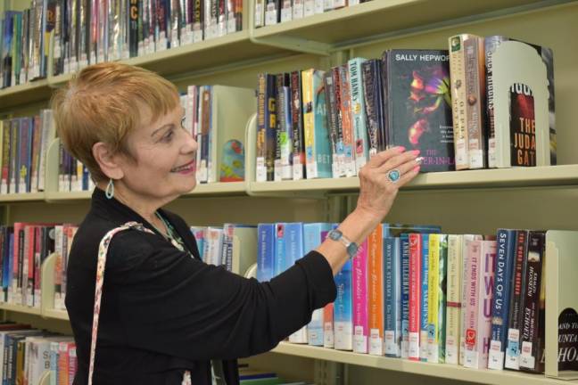 Maryann Ackerman of West Milford is an avid reader and frequent visitor to the library. If a book she wants is not there, the staff can get it for her from another library.
