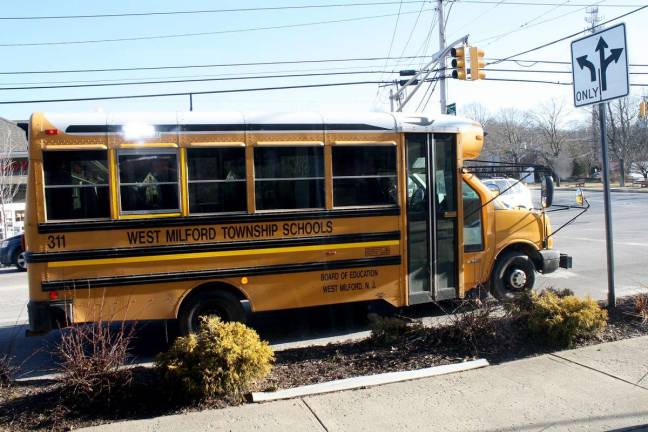 Photo by Linda Smith Hancharick The school district will buy some new buses with part of the additional state aid it is receiving.