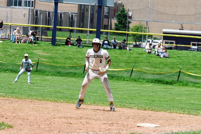 Vernon first baseman Joe Rodriguez is ready for action.