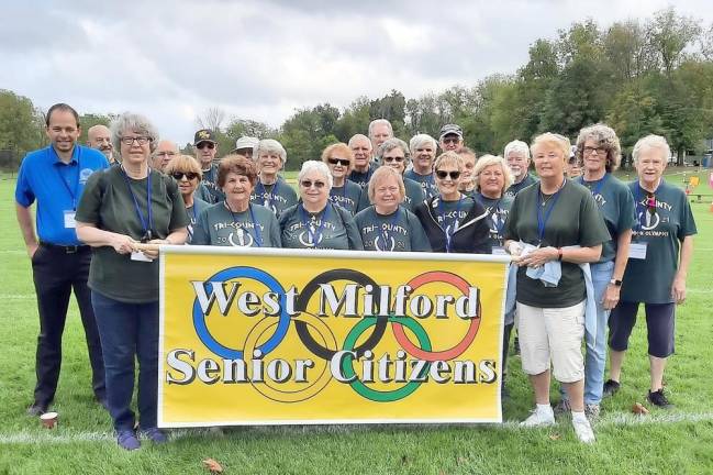West Milford placed second in the Tri County Senior Citizen Olympics. Provided photo.