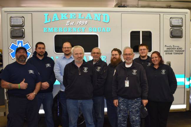 Lakeland EMS: No Shave November Foundation; all proceeds will go toward the Squad&#x2019;s donation at the end of the month to the No Shave Foundation. (Pictured here is the members who partook all month long; at least four more unable to make it for the picture).
