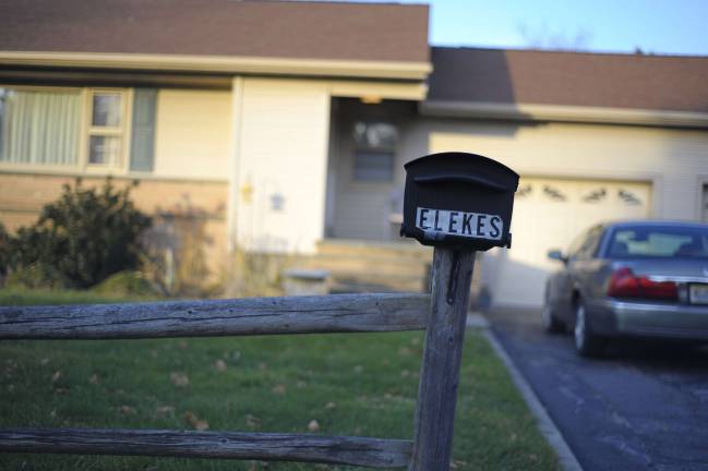 Michael Elekes, 53, fatally shot himself in this house early Sunday, Nov. 18, after shooting his mother Ann, 77, and holding his father, Michael, 79, as his hostage, officials said. (Photo by Joshua Rosenau)
