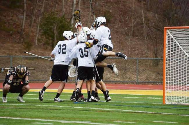 The 2014 boys lacrosse team had lots to cheer about this season.