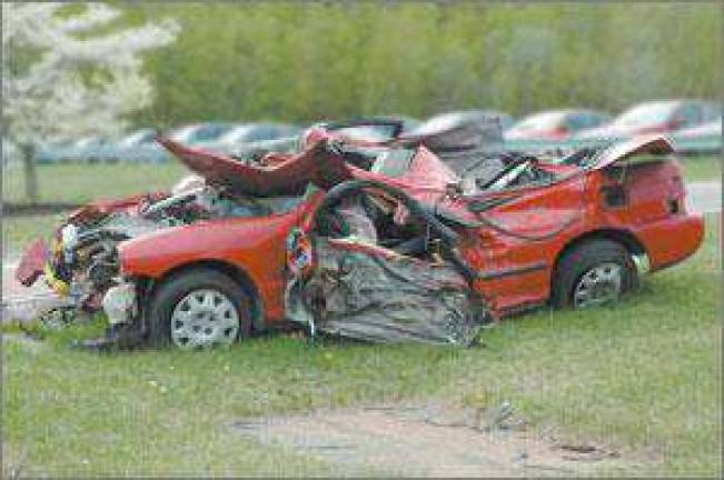 A sober reminder to stay safe behind the wheel