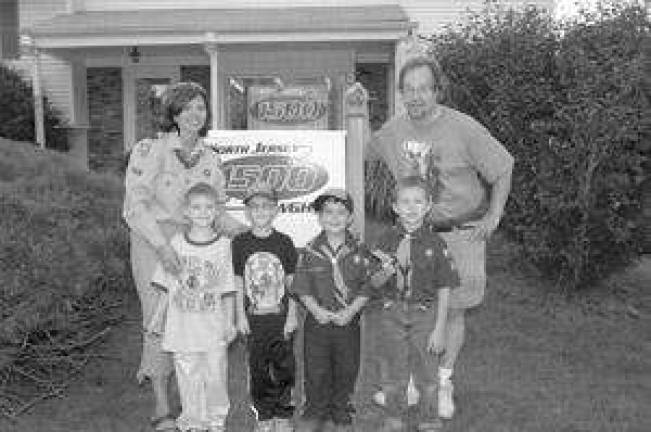 Scouts visit radio station
