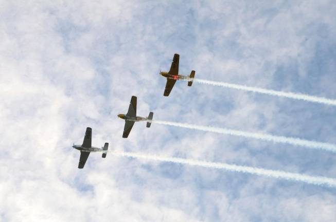 Expert flyers caper in the air at Greenwood Lake Air Show