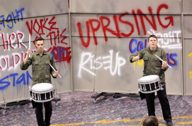 Photos by Justina Addice Eric Darnsteadt and Hunter Ryan put their heart into the show.