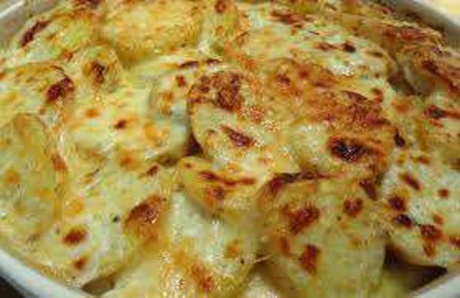Potatoes au gratin were a hit at the dinner...