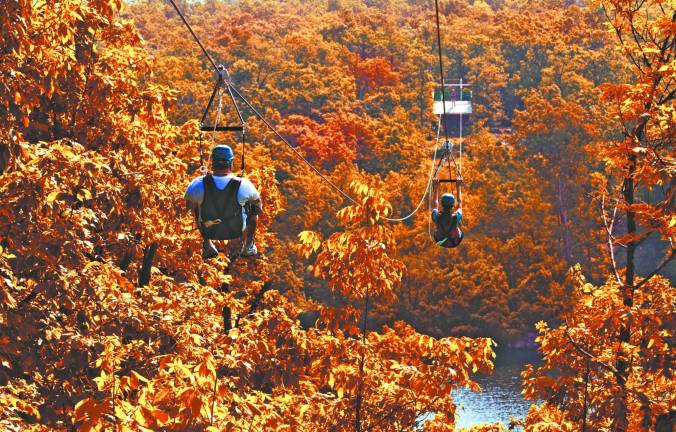 Zoom Zip Lines offered at Mountain Creek in Vernon.