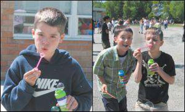 Blowing bubbles