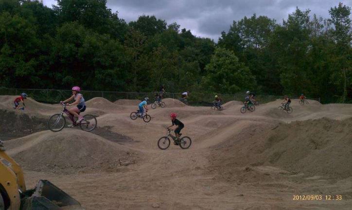 Photos courtesy of WM Family Pump Track The West Milford Family Pump Track is a one-of-a-kind dirt bike track.