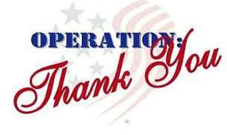 Donations now accepted for Operation Thank You