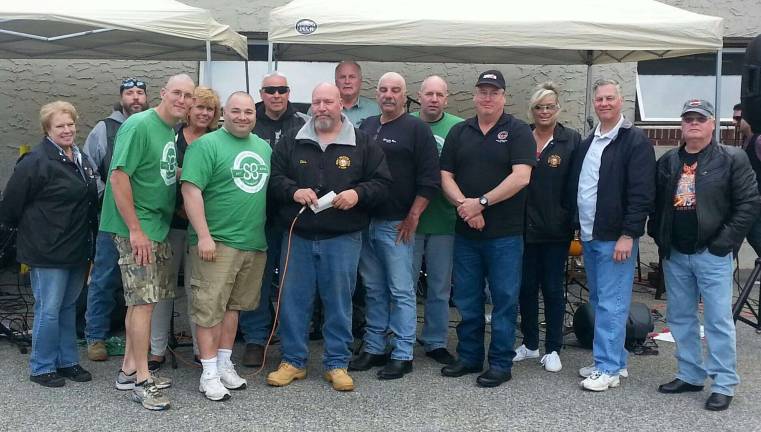 Elks donate to St. Baldrick's