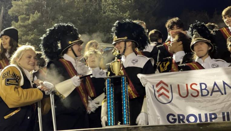 It was a cold Saturday night in Allentown, Pa., but nothing warms the spirit better than the USBands Nationals Marching Band Championship. Photo by Annmarie Polglaze.
