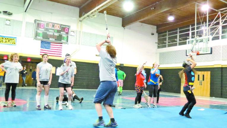 Super teams rock Macopin for Give a Goat Night