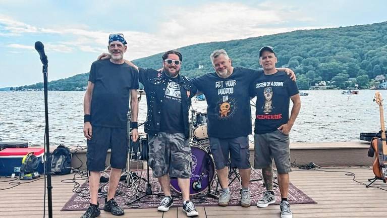 Voodoo Strangers play Saturday afternoon at Trail’s End Taphouse in Greenwood Lake, N.Y. (Photo courtesy of Voodoo Strangers)