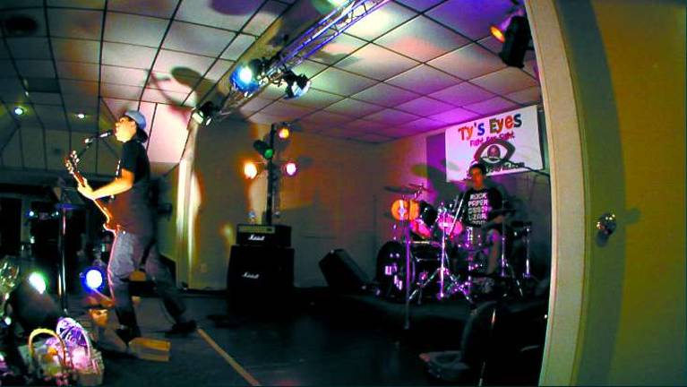 Oscar Keinhofer on drums and Bobby Campbell on guitar are Blk &amp; Blu. They are performing at the Autumn Lights Festival on the North Jersey Guitar Stage on Saturday at 2:30 p.m.