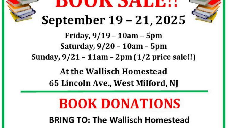 Book sale starts Friday