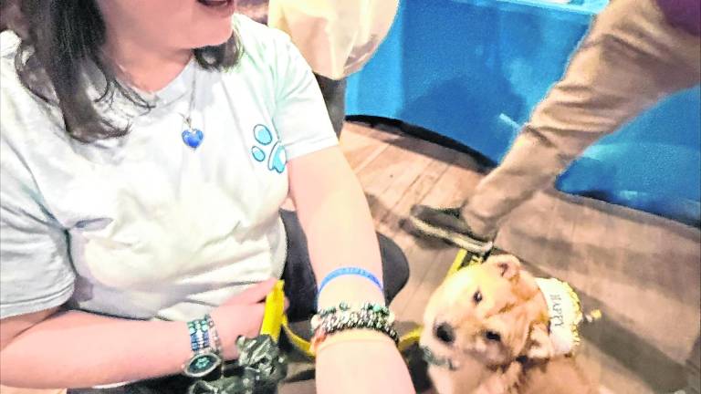 Dana Lynch is shown with Woody