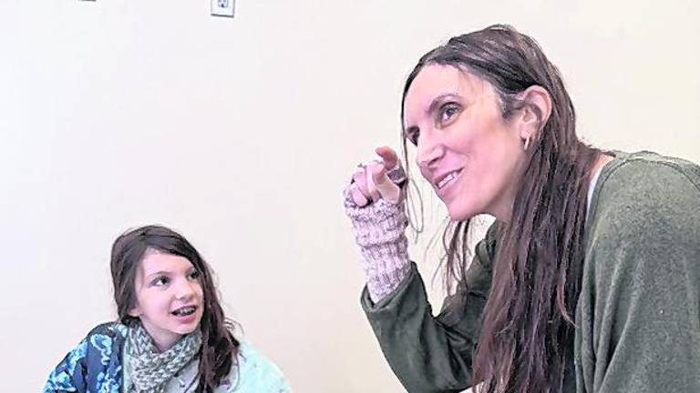 Ilana Mason and Wren Mason, 9, of Ringwood are shown.