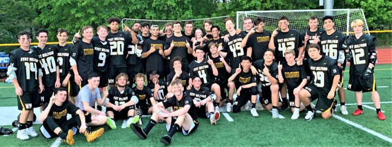 The Division-winning Highlanders boys lacrosse team is ready to take on West Morris Central in state tournament. photo courtesy Linda Heisler
