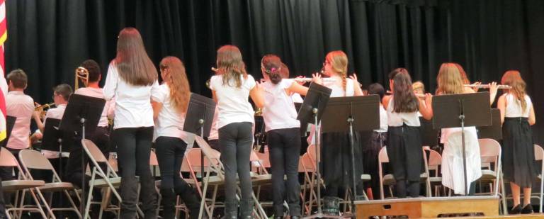 The Beginner Band proved they could play their songs backwards!