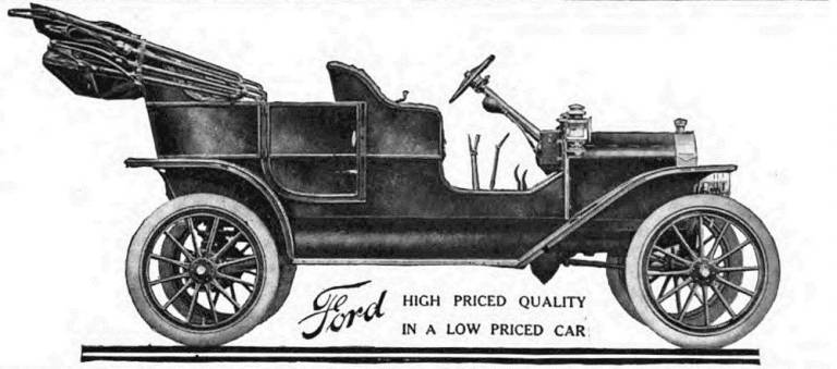 1908 Ford Model T. Source: Wikipedia