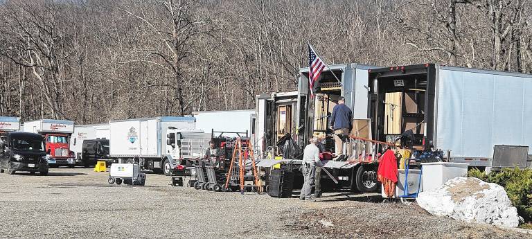 West Milford. Film crew in town
