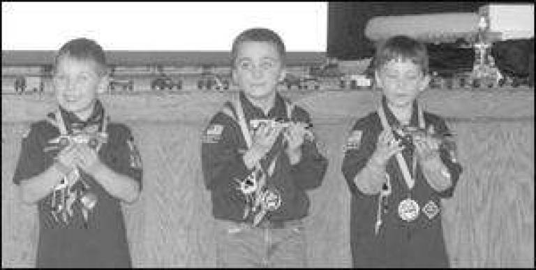 Pinewood Derby winners