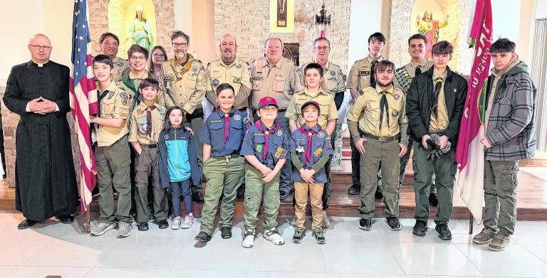 Pack 159, Troop 159 observe Scout Sunday