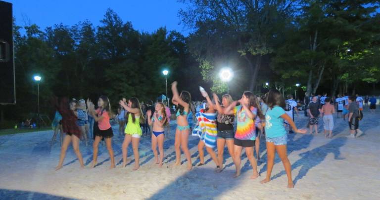 The kids had a wonderful night, with dancing on the agenda.