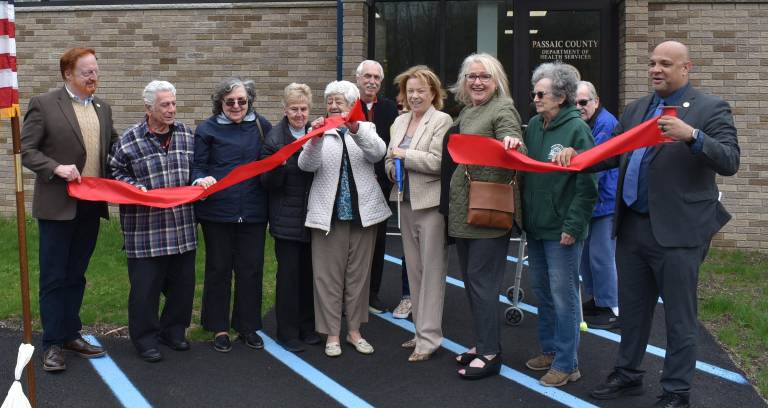 Officials from Passaic County and West Milford seniors joined the ribbon cutting ceremony for the new Highlands Regional Service Center on Wednesday, April 22.