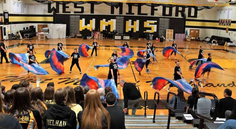 WMHS Color Guard hosts 'Preview of the Highlands' show