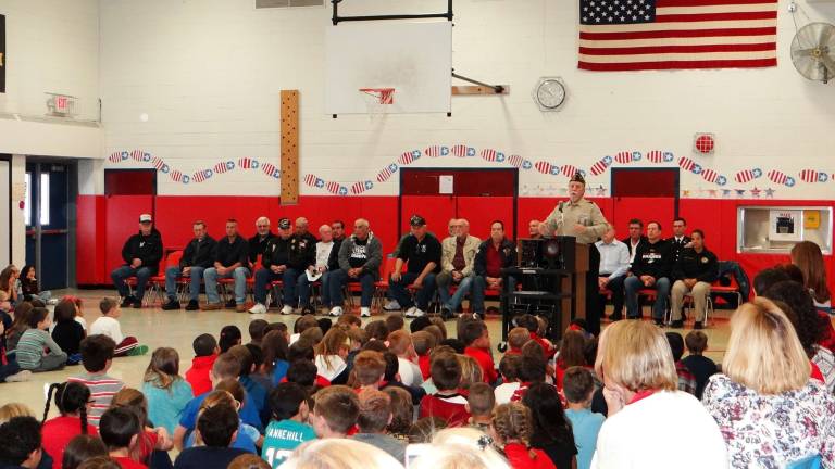 PHotos provided Westbrook Elementary School holds its annual Veterans Day Walk of Honor. Veterans were serenaded and saluted by students and staff. Halls were decorated in red, white and blue and the honorees were treated to refreshments after the formal ceremony.
