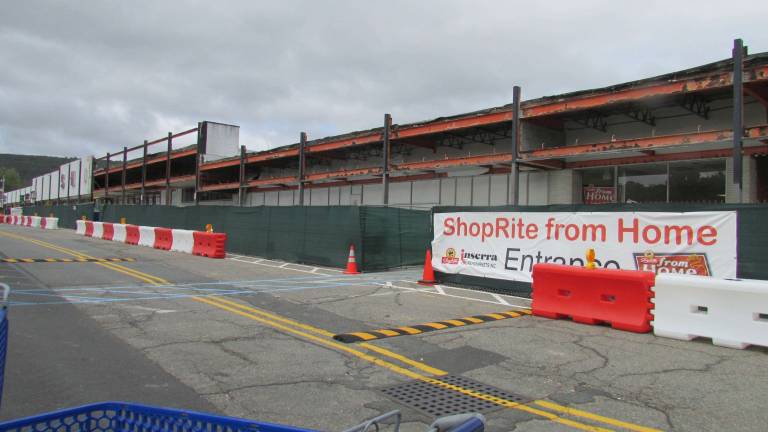 Renovation work at the ShopRite supermarket in West Milford is under way and expected to be completed in nine months to a year.