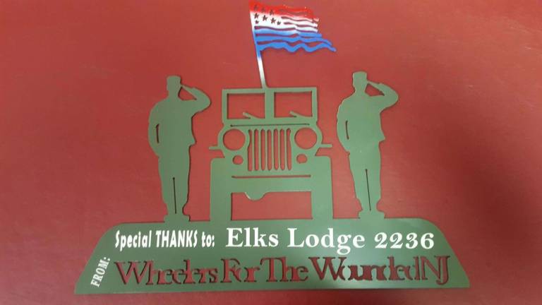 Wheelers for the Wounded thank Elks