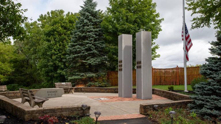 Chester Kiwanis 9/11 Memorial in Chester Community Park was one of the first in the nation to recognize everyone who perished September 11, 2001. Photo by Aja Brandt
