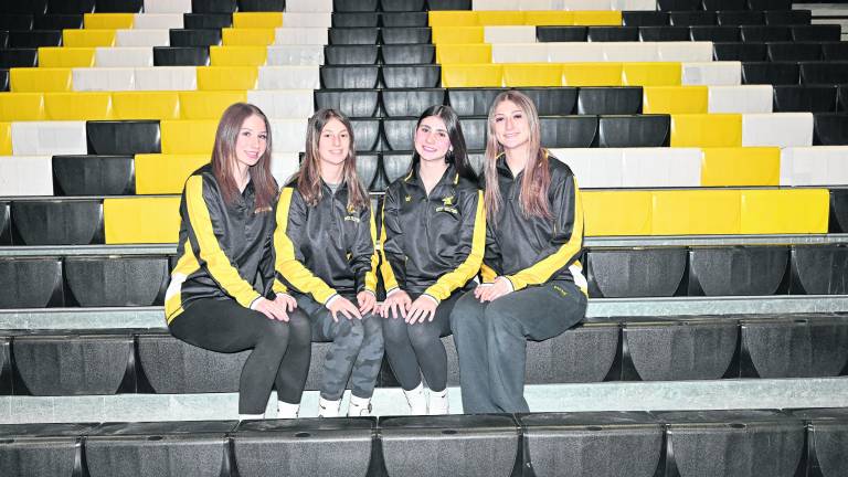 From left, Jackie Sloan, Ella Hammett, Gaby Carbone, and Maddie Hammett.