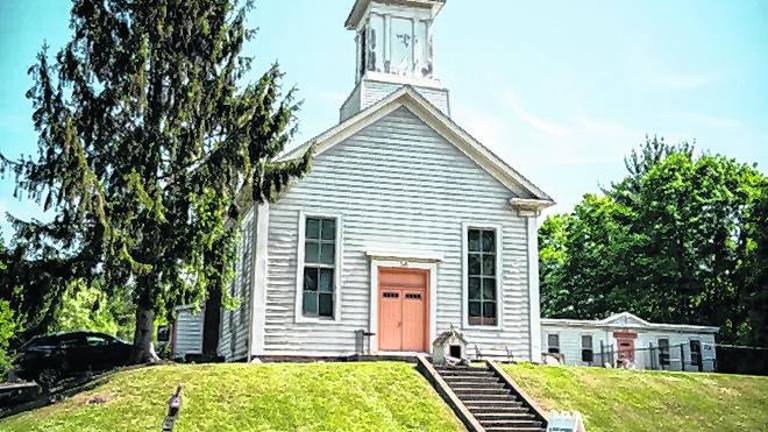 The United Methodist Church at Newfoundland is shown.