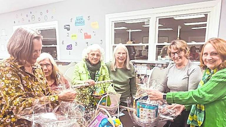 West Milford Woman’s Club donates Easter baskets to local food pantries